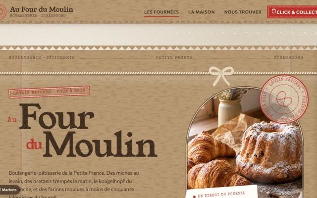 Exemple de site vitrine — Boulangerie · Strasbourg